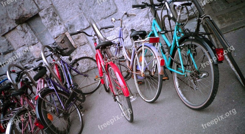 Bike Colors Parking Free Photos