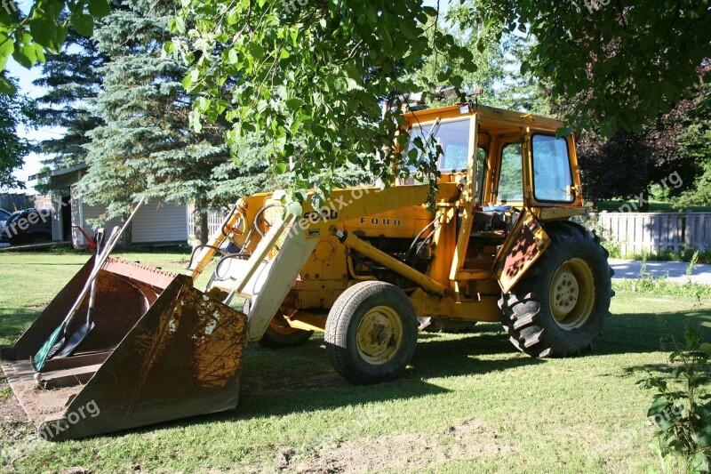 Backhoe Rear Actor Excavating Equipment Construction