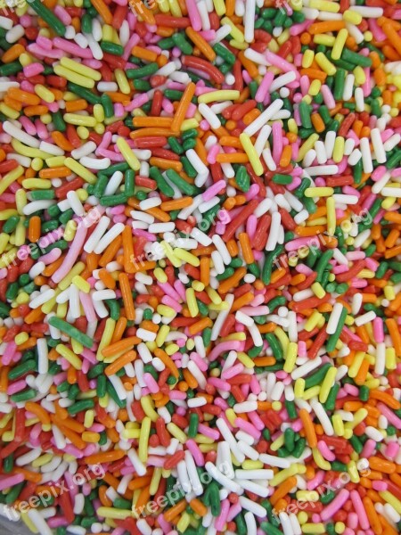 Candy Sprinkles Confection Sugary Decoration Candy