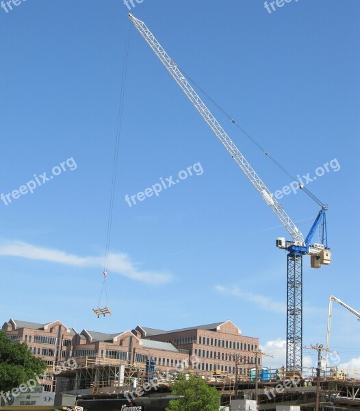 Construction Crane Crane Construction Building Site Development