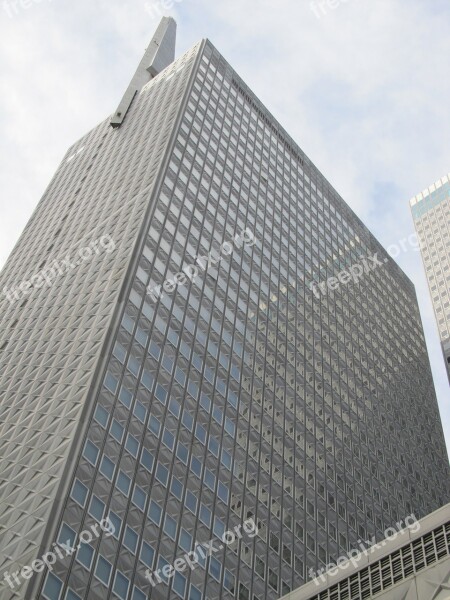 Dallas Skyscraper Glass Facade Office Buildings High Rise