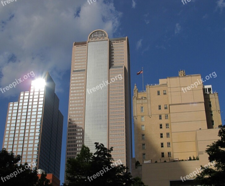 Dallas Skyscraper Office Buildings High Rise Downtown