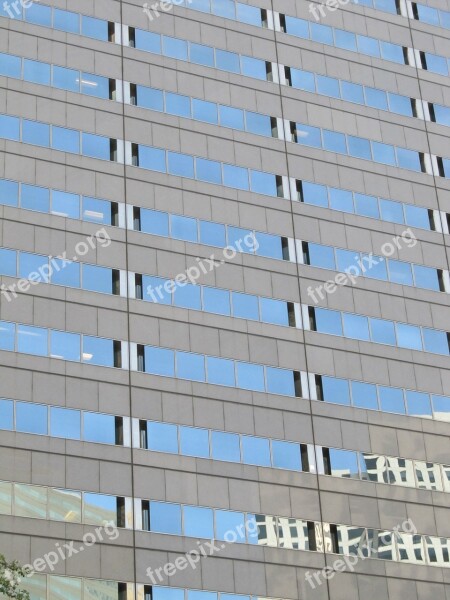 Office Building Glass Facade Architecture Dallas Skyline