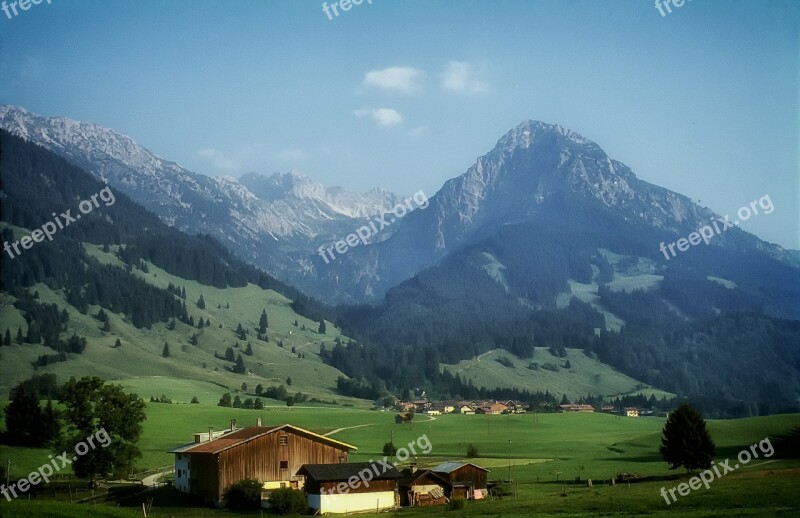 Bavaria Germany Landscape Scenic Mountains