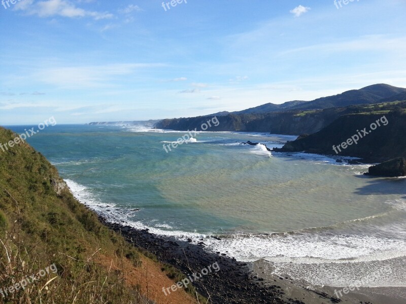 Sea Costa Beach Landscape Tide