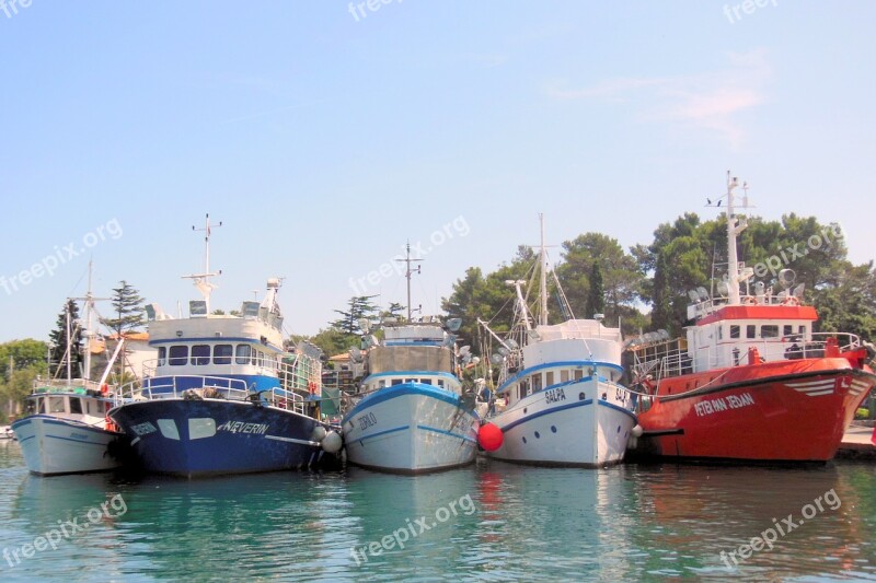 Krk Port Croatia Island Of Krk Ships