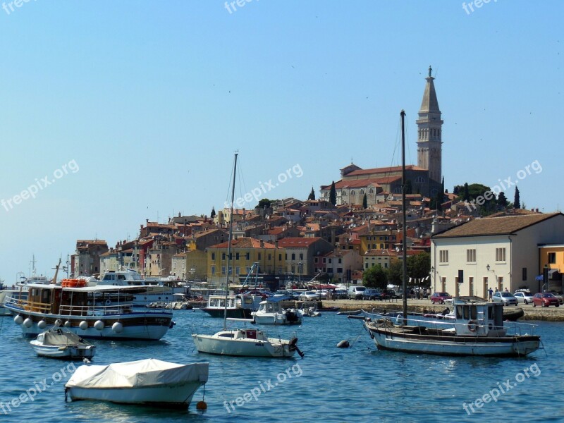 Town Of Krk Croatia Port City Island Water