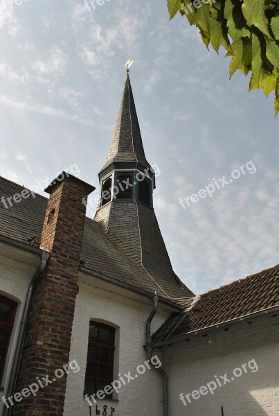 Church Steeple Hofkirche Lane Free Photos