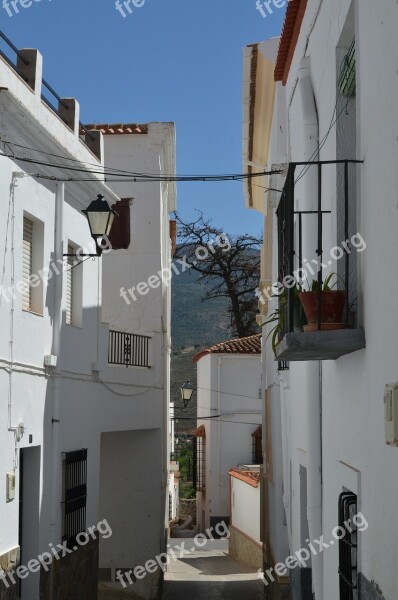 Andalusia Street White Free Photos