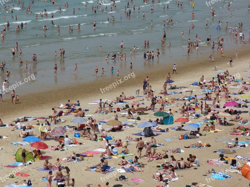 Beach Sea Sand Side Tourism