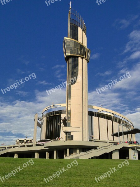 The Basilica Of The Divine Mercy Architecture Malopolska Kraków Church