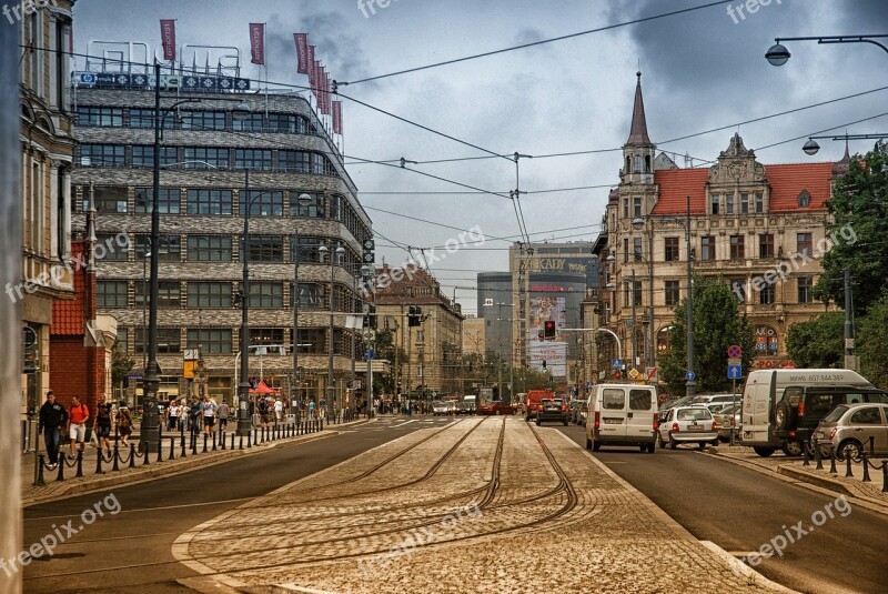 City Of Wrocław Poland City Street The Old Town