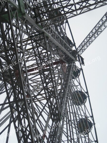 Big Wheel Steel Swing Metal Sky