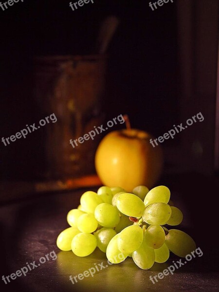 Apple Fruit Grapes Fruits Plants