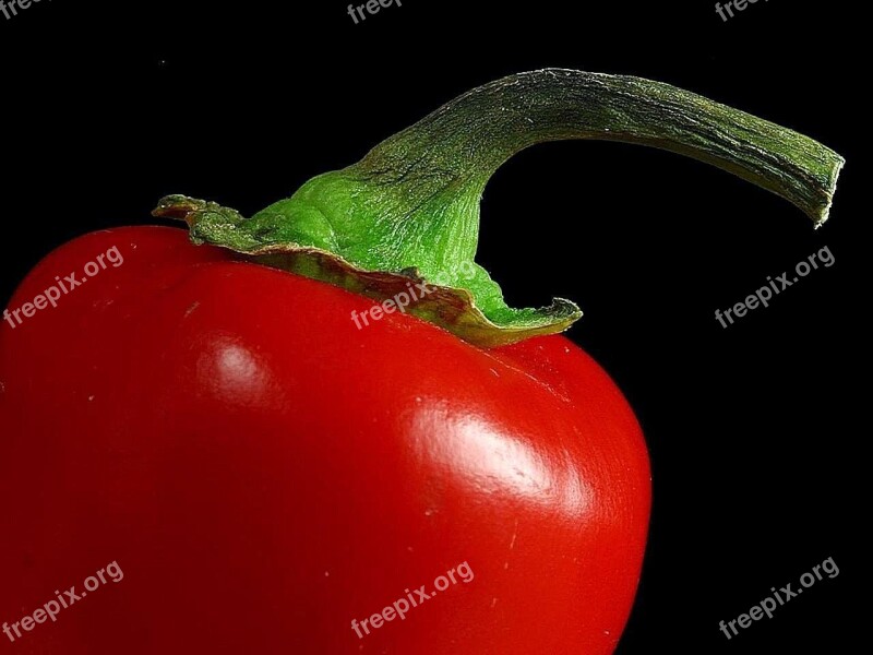 Stems Red Peppers Pepper Vegetables