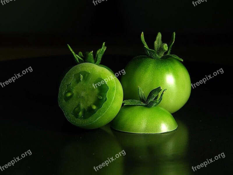 Tomatoes Green Tomato Vegetables Plants