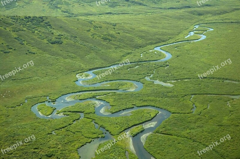 Hills Green River Aerial Hill