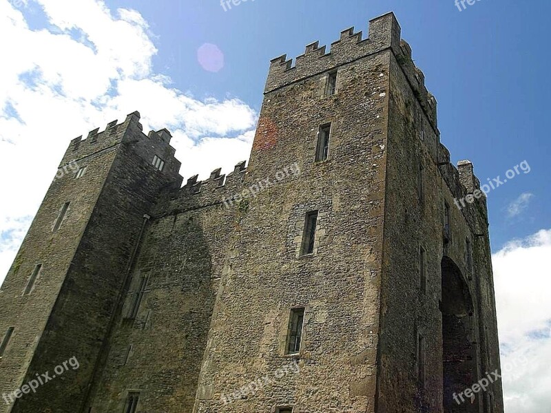 Castle Bunratty Castles Architecture Free Photos