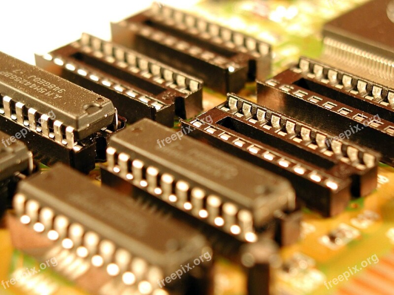 Chips Electronics Ic Computer Circuit