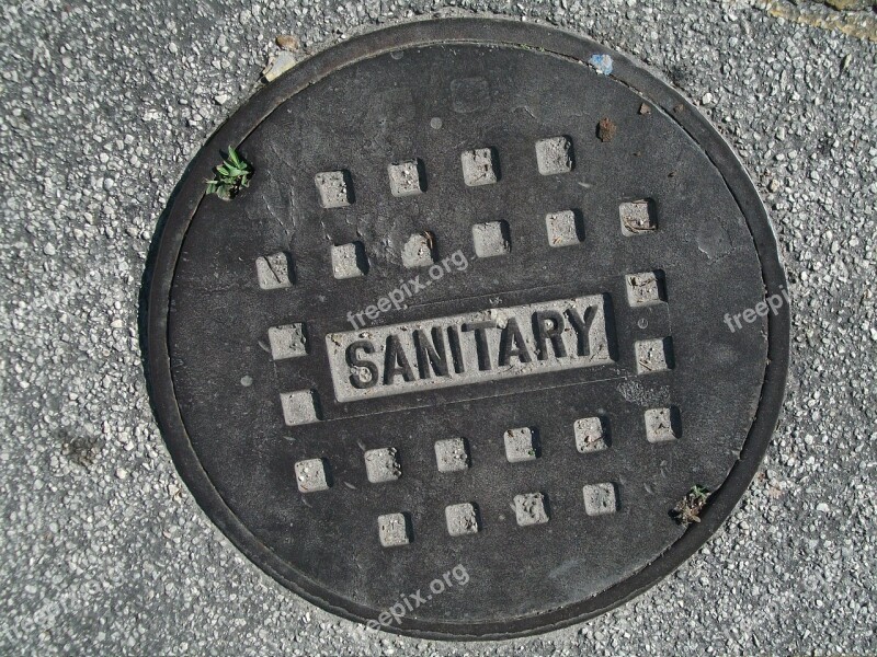 Cover Sewer Manhole Sanitary Hole