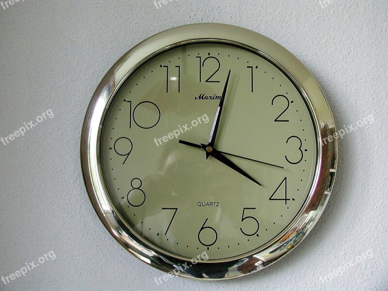 Chrome Clock Clocks Free Photos