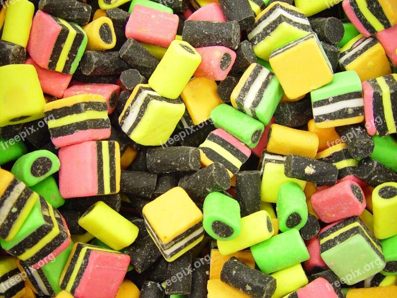 Licorice Liquorice Coloured Flouro Free Photos