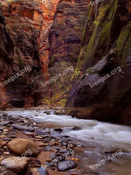 Landscape Cliffs Narrow Narrows Landscapes