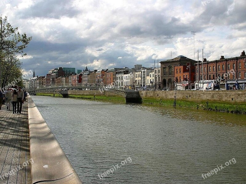 Dublin Liffy River Landscapes Nature