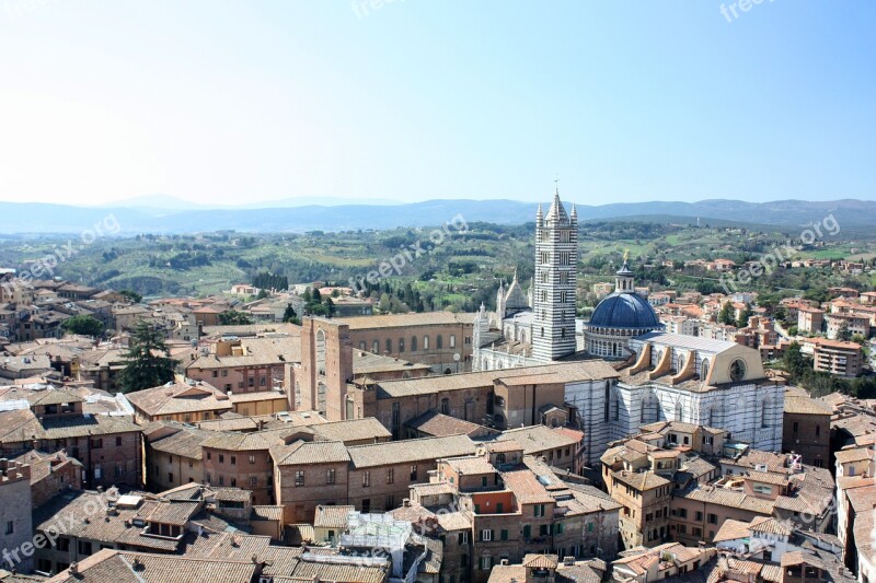 Siena Architecture Tuscany Free Photos