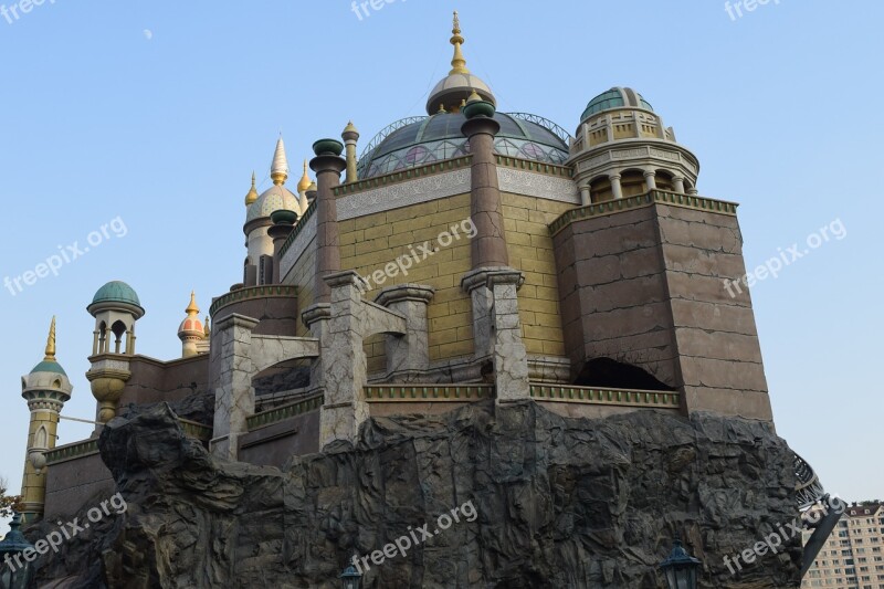 Castle High Buildings The Middle Ages Form Republic Of Korea Free Photos