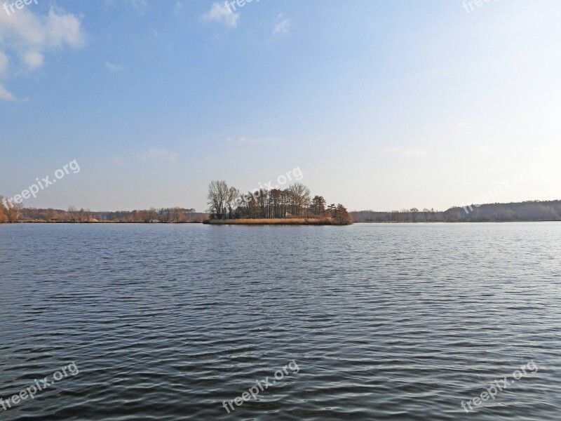 Island Water Sky Blue Nature