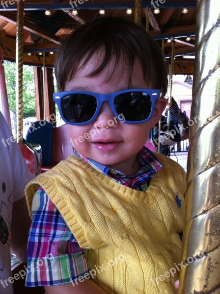 Boy Child Sunglasses Fashion Lifestyle