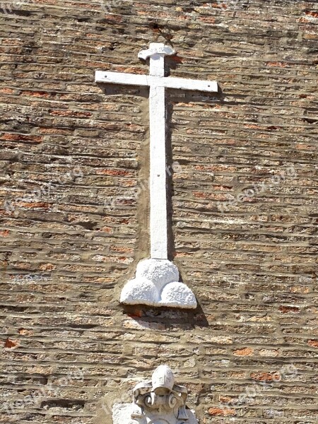 Cross Church Italy Wall Stone