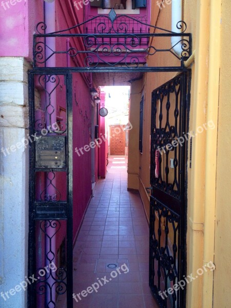 Backyard Italy Colorful Houses Goal