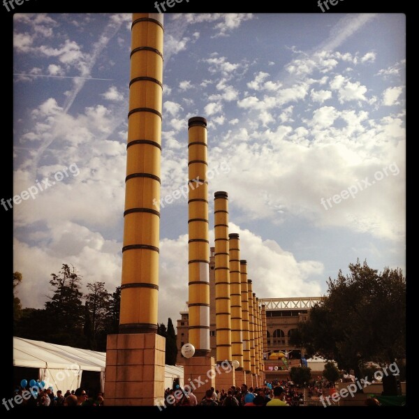 Barcelona Montjuic Catalonia Free Photos