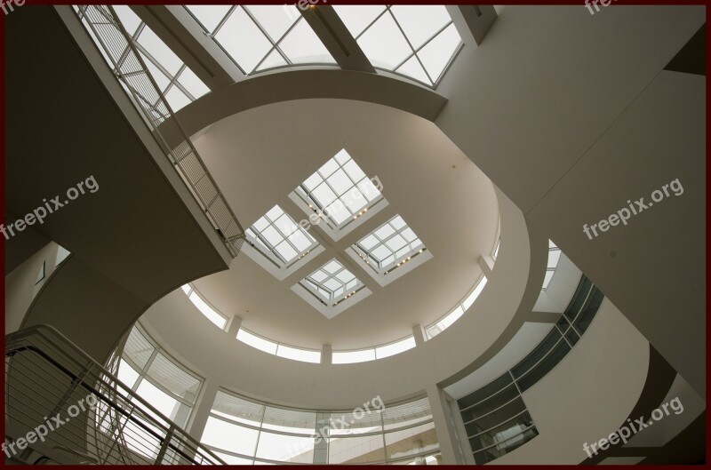 Getty Rotunda Museum Gallery Architecture