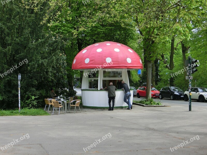 Kiosk Mushroom Building Germany Regensburg