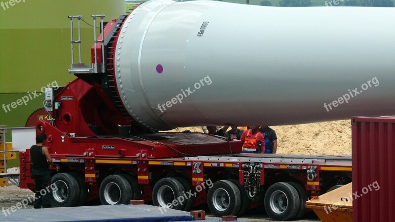 Technology Rotor Blades Wind Turbine Heavy Transport Transporter