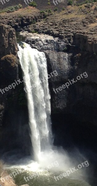 Palouse Falls Falls Washington Nature River