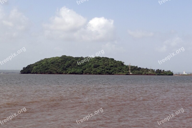 St Jacinto Island Goa Arabian Sea Island India