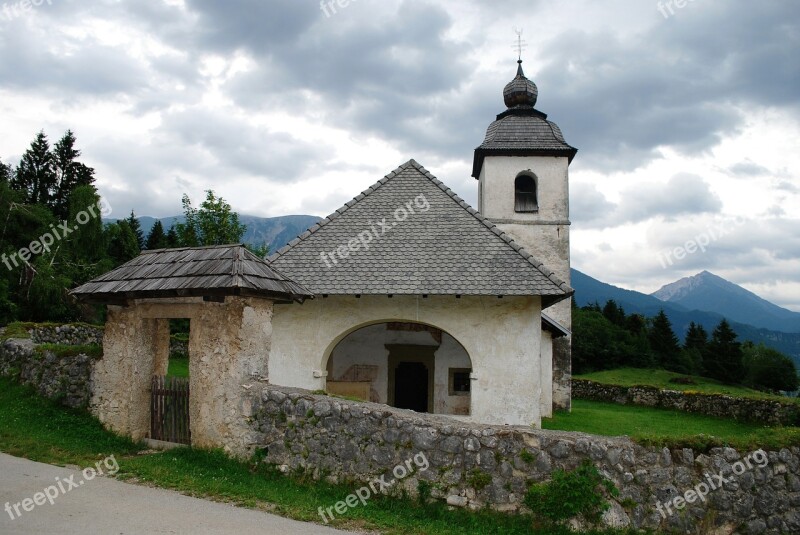 Chapel Church Europe Slovenia Mountain