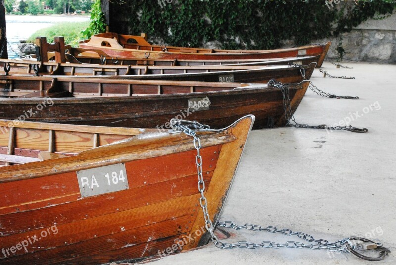 Boating Canoes Rowing Water Summer