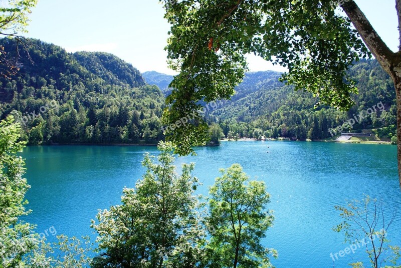 Lake Bled Slovenia Nature Peaceful Europe