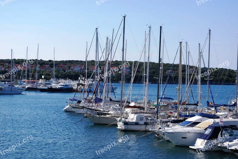 Croatia Lake Sea Boat Harbor