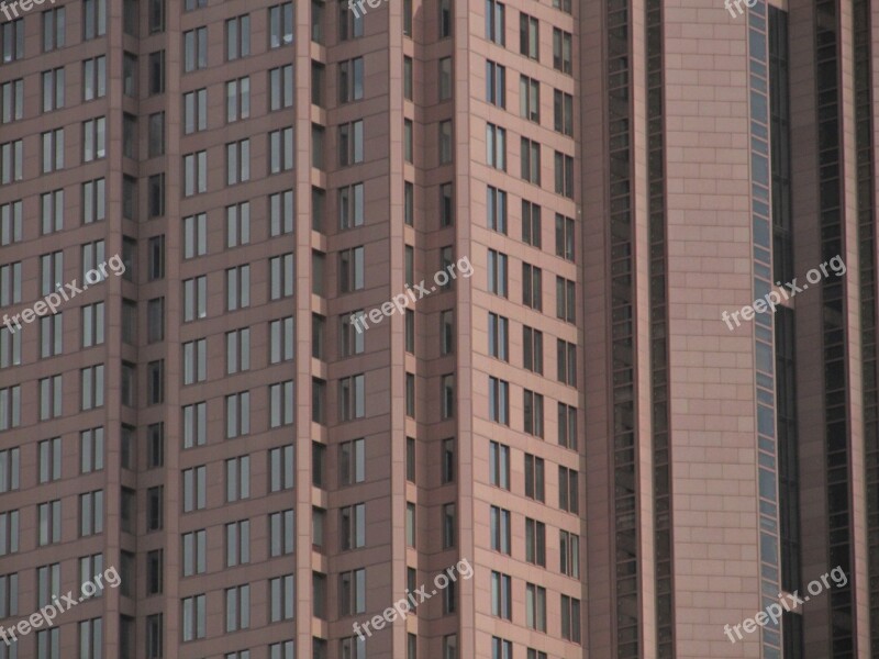 Abstract Pattern Buildings Uptown Windows Office Building