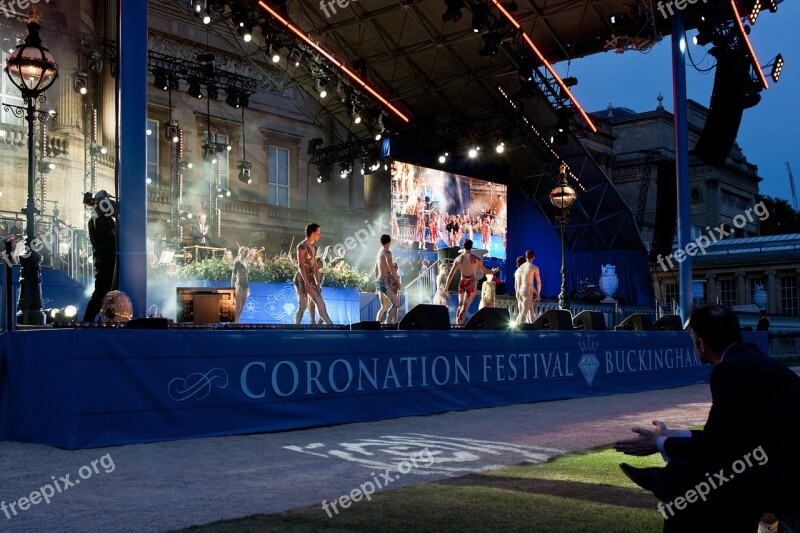 Ballet Dancers Stage Buckingham Palace Coronation Festival