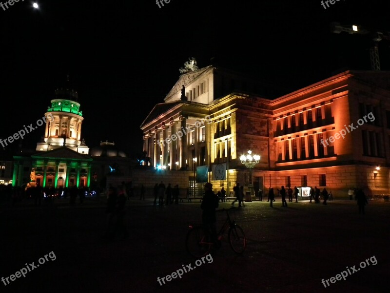 Berlin At Night Berlin City Of Lights Free Photos