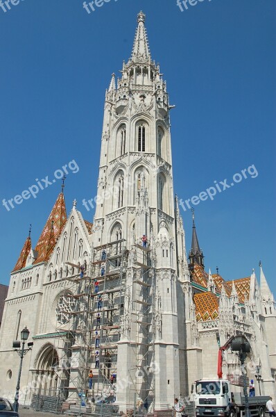 Matthias Church Budapest Macasi Temple Budapest Sights Free Photos