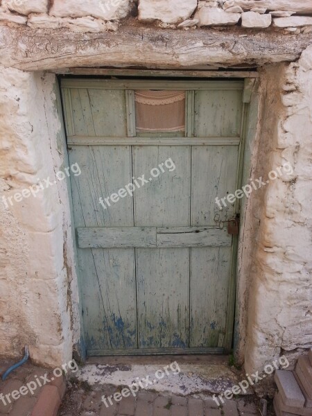 Door Old Antique Entrance Wood