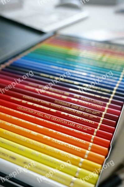 Colored Pencil Art Rainbow Rainbow Color Figure